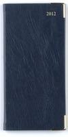 Executive Diary Slim Week to View Portrait Blue 2012