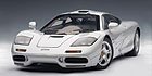 McLaren F1 GTR Short Tail Road Car Silver 1:18 Autoart