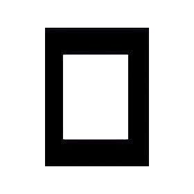 Adorama Black Trans-Mat, 11x14 Slide Presentation Board with One 5x 7 Opening. by Adorama