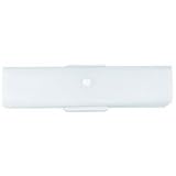 Sea Gull Lighting 445315 TwoLight Vanity White Finish With White Ceramic Glass