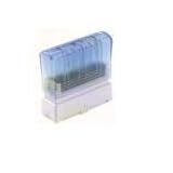 Pre inked Rubber Stamp in Blue 10 x 60mm