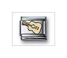 Guitar No Color Classic Gold, Italian Charm by Nomination Charms