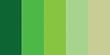 Quilling Paper 1/8" 100/Pkg-Green (5 Colors)