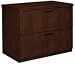 Basyx BWE Series Lateral File - 29.5 Height x 36 Width x 24 Depth - 2 Drawer - Wood - Mahogany