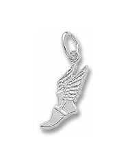 Winged Shoe Charm