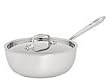 All-Clad MC2 2 Qt. Saucier With Lid - Silver