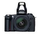 NIKON N75QD 35MM Autofocus SLR Camera  Body Only ( Silver / Black )