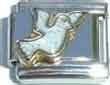 Clearly Charming Peace Dove Animal Italian Charm Bracelet Link