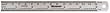 Westward 2YNH1 Steel Rule, Flexible, 6 In, 32/64/0.5/1mm