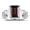 0.01 Cts Diamond & 2.50 Cts Garnet Ring in 14K White Gold-3.0