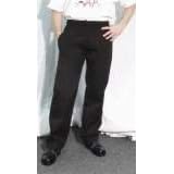 Chef Revival Black Slim Fit Pants QC Lite Poly-Cotton - XS - XS by Chef Revival