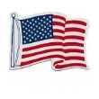 American Flag USA Patriotic Wavy Waving Large Car Magnet NEW