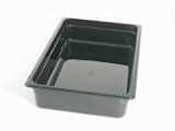 Camwear Food Pan Full Size - 4'' Deep Black