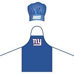 New York Giants Apron and Chef Hat