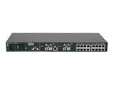 IBM 2x16 Console Switch - KVM switch - PS/2 - CAT5 - 16 ports - 2 local users - 1U - rack-mountable