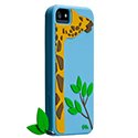 Case-Mate 日本正規品 iPhone5 CREATURES: Leafy Case, Blue クリーチャーズ: キリンさんのリーフィー シリコン ケース, ブルー CM022557