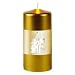 Price’s Pillar Candle 6 Inch Gold