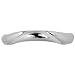 Contours Band Ring In 9 Carat White Gold