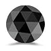 2.00 Cts AA 7.0-7.4 mm Loose Black Diamond Round-Rose Cut