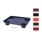 Fast Food Tray, 17'' X 14'', Plastic, W/Holder, Red (1 Dozen/Unit) - Sells As: 1 Dozen