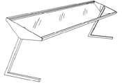 Atlas Metal Sneeze Guard Countertop 91 1 4in SG 6
