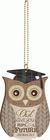 Ispirational Dangling Charm - Owl Give You a Hope & a Future - Jer. 29:11 (Owl Shape)