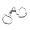 Handcuffs Charm - Sterling Silver