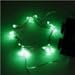 E-Age Battery Operated 20 LED String Lights on Silver Wire 7ft Long. For Use in Floral Arrangements Party, Wedding Decorating and More (Green)