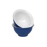 CorningWare Casual Collections 7-Ounce Ramekins, Blue and White