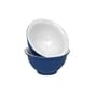 CorningWare Casual Collections 7-Ounce Ramekins, Blue and White