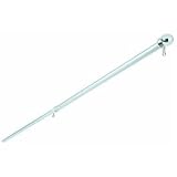 Valley Forge 60733 6' Brushed Aluminum Pole
