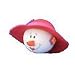Red Hat Snow Lady Antenna Ball Topper