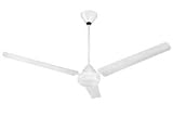  Industrial Ceiling Fan White 60 Inch