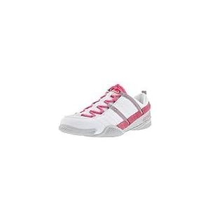 Buy Ecko Red Cult - Sadie | Ladies Lace up casual Shoes White Leather Pink Mesh Silver Trim by Ecko Red