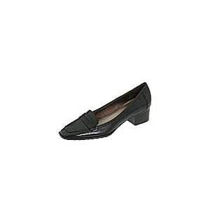 Buy Circa Joan David Devon | Ladies Slip-on Dress Shoes Black Leather by Circa Joan & David