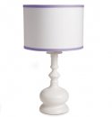 Lilac Trim Small Drum Shade