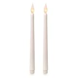 LED Taper Candle 2-Pack: White 11"