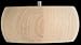 5" x 2-1/4" Pine Bun Foot [CAPITOL CITY LUMBER]