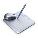 Bamboo Fun (Small) Silver Tablet with Pen, Mouse & Graphics Software