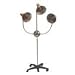Brandt Luminous Generator Infra-red Lamp, Three Heads, Wall Mount