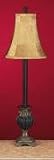 'Amber Tall Buffet Table Lamp 31'' Ht W Shade''
