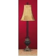 'Amber Tall Buffet Table Lamp 31'' Ht W Shade'' by Woodland