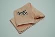 100% Peach Cotton Gorgeous Dog Logo Bath Towel
