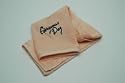100% Peach Cotton Gorgeous Dog Logo Bath Towel