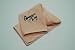 100% Peach Cotton Gorgeous Dog Logo Bath Towel