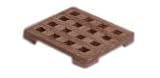 AFI 62420 SeaTeak Boat Square Trivet (Small, 6-Inch)