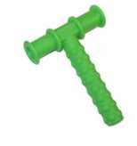 KNOBBY TEXTURE CHEWY TUBE GREEN
