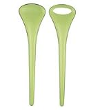 Transparent Green Salad Servers