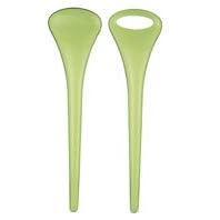 Transparent Green Salad Servers