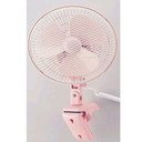 テクノス　クリップ扇風機18cm CI-183P かわいいピンク色